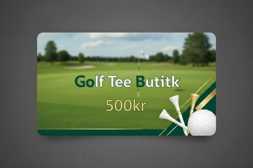 Gift card at Golfteebutikk