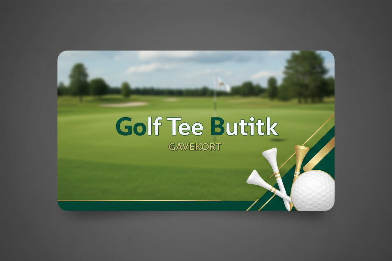 Gift card at Golfteebutikk