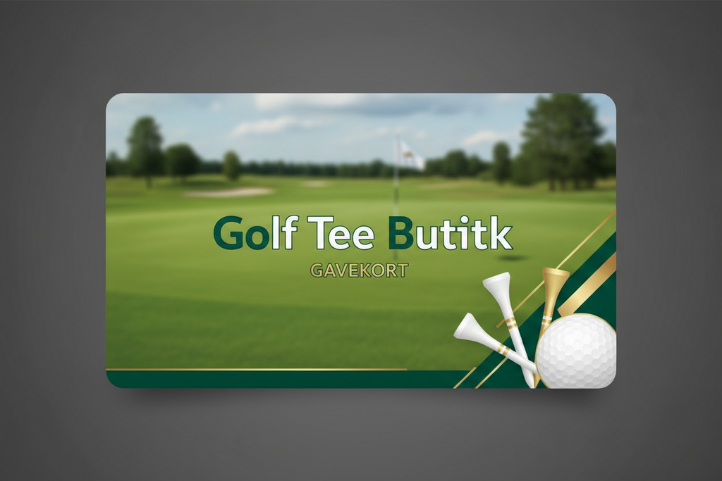 Gift card at Golfteebutikk